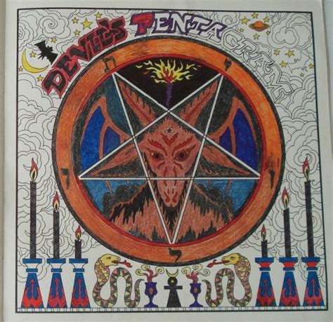 Occult coloring book